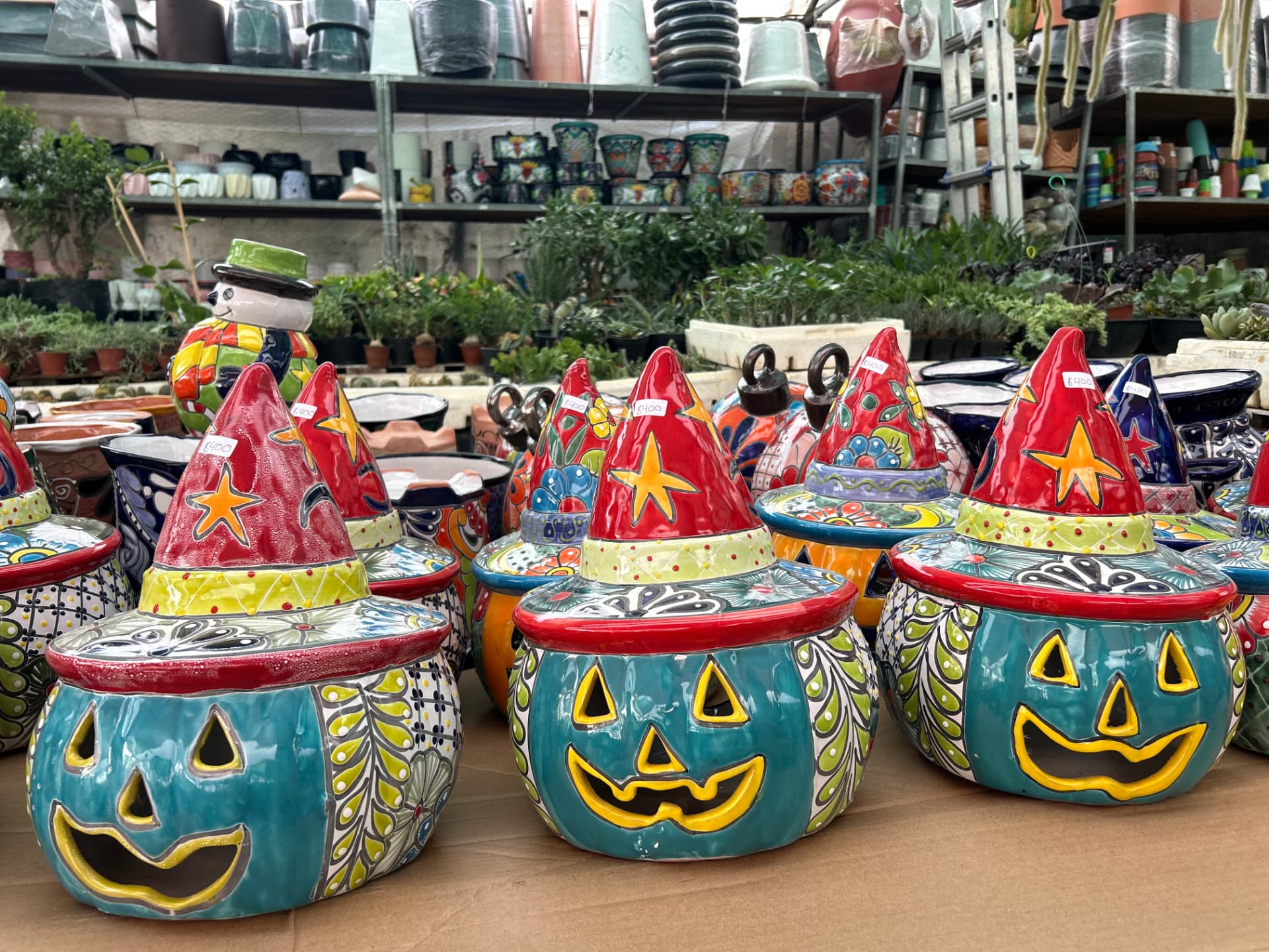 Brujitas: calabacitas de cerámica con sombrero de bruja (foto 3)